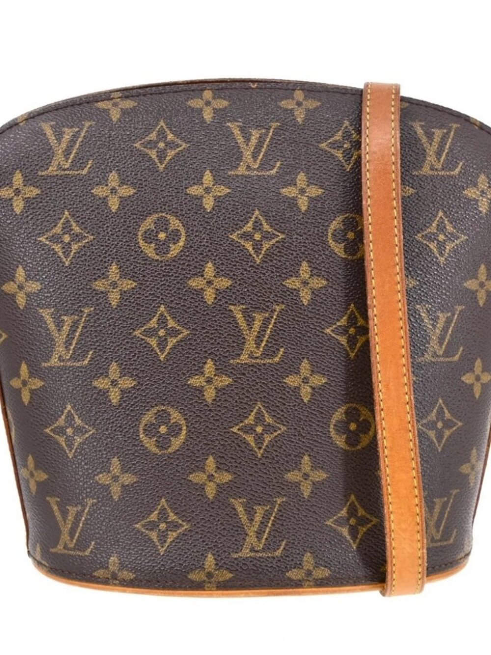 LOUIS VUITTON DROUOT SHOULDER BAG PURSE MONOGRAM